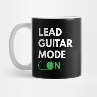 Lead Guitar Mode On Dark Theme Mug